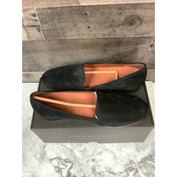 Vionic Womens 7.5W Black Suede Leather Willa Flats Loafers Slip On Casual LB7-15 - Picture 8 of 12